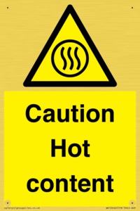 Caution Hot content